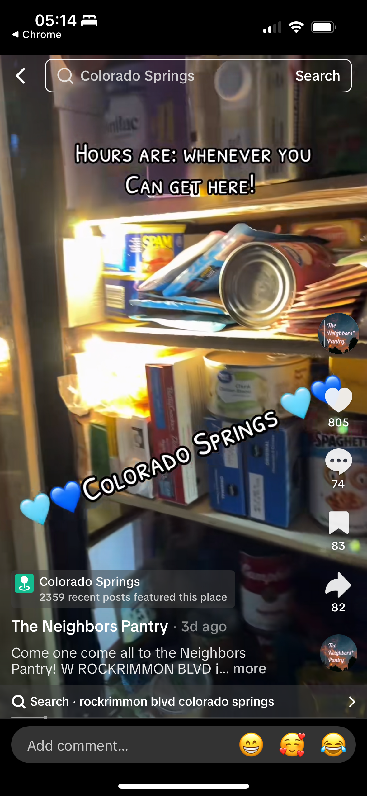 The Neighbor's Pantry